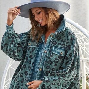 Bibi leopard print Shacket